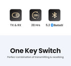 2-in-1 Bluetooth 5.2 Transmitter and Receiver for Audio Aux