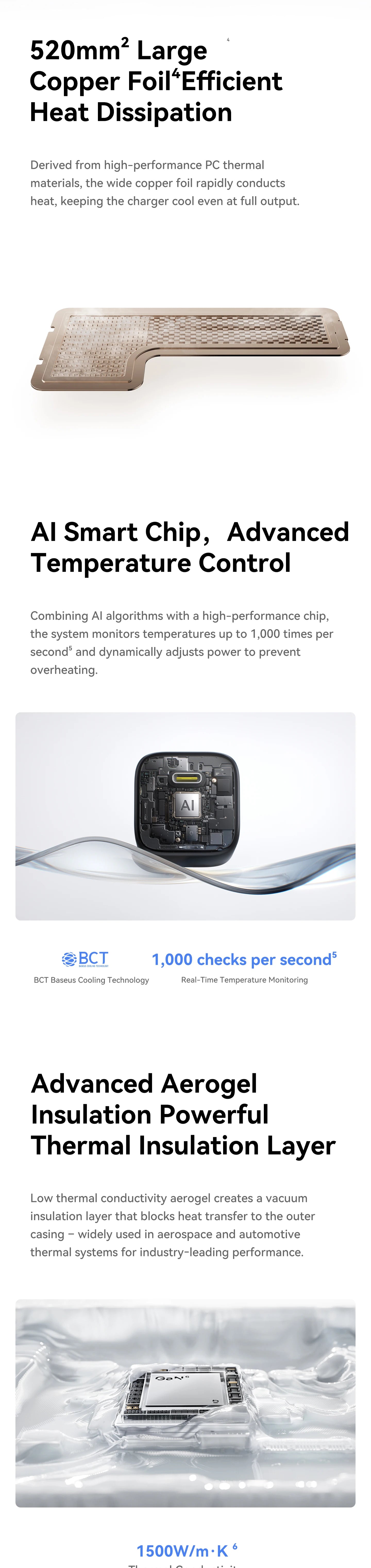 100W GaN USB-C Fast Charger for Laptops and Smartphones - 15