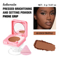 2-in-1 Matte Pressed Powder and Phone Grip with Mirror