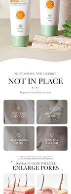 Painless Aloe Vera Hair Removal Cream for Full Body