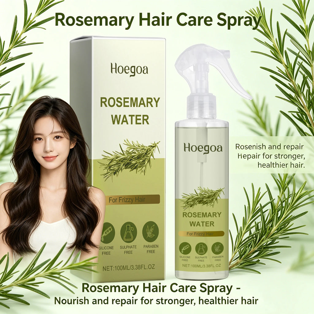 Rosemary Strengthening Hair Spray for Oil Control and Frizz