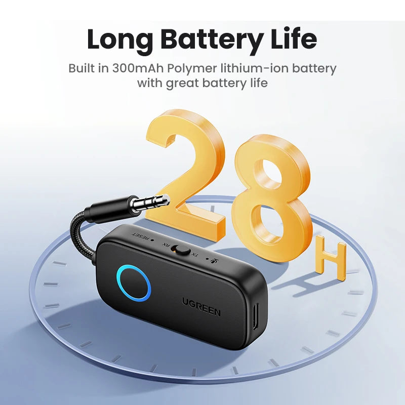 2-in-1 Bluetooth 5.2 Audio Transmitter and Receiver Adapter - 4