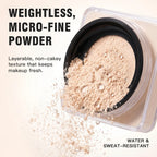 Matte Loose Setting Powder for All-Day Makeup Wear