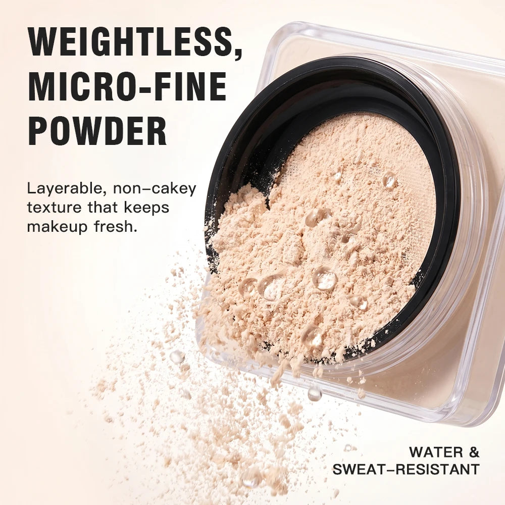 Matte Loose Setting Powder for All-Day Makeup Wear