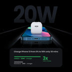 20W USB-C PD Fast Wall Charger for Smartphones