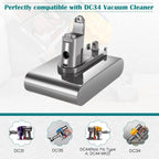 22.2V Rechargeable Replacement Battery for Vacuum Cleaners