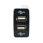 Dual USB Port Dashboard Mount Charger for Toyota VIGO 12V 24V