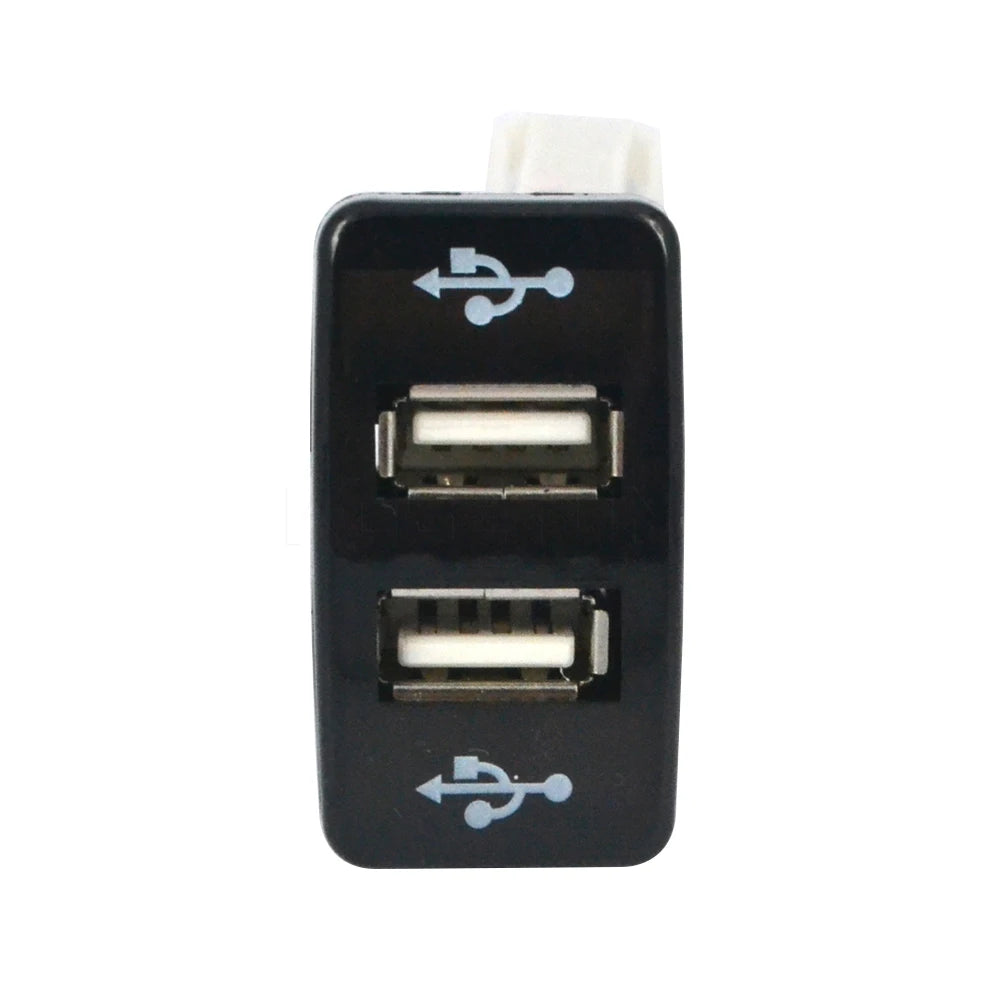 Dual USB Port Dashboard Mount Charger for Toyota VIGO 12V 24V