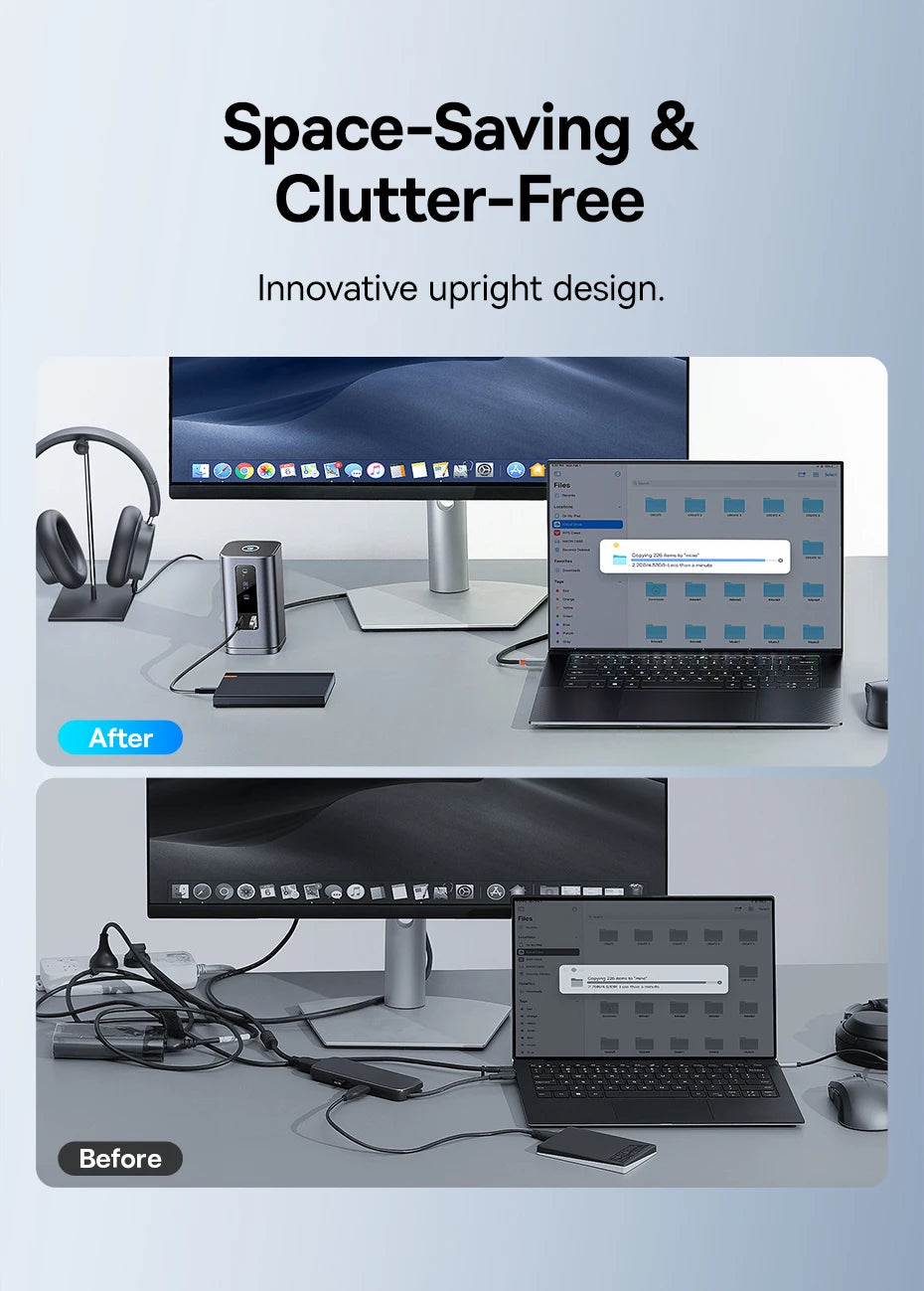 11-in-1 USB-C Triple Display Docking Station 4K 60Hz