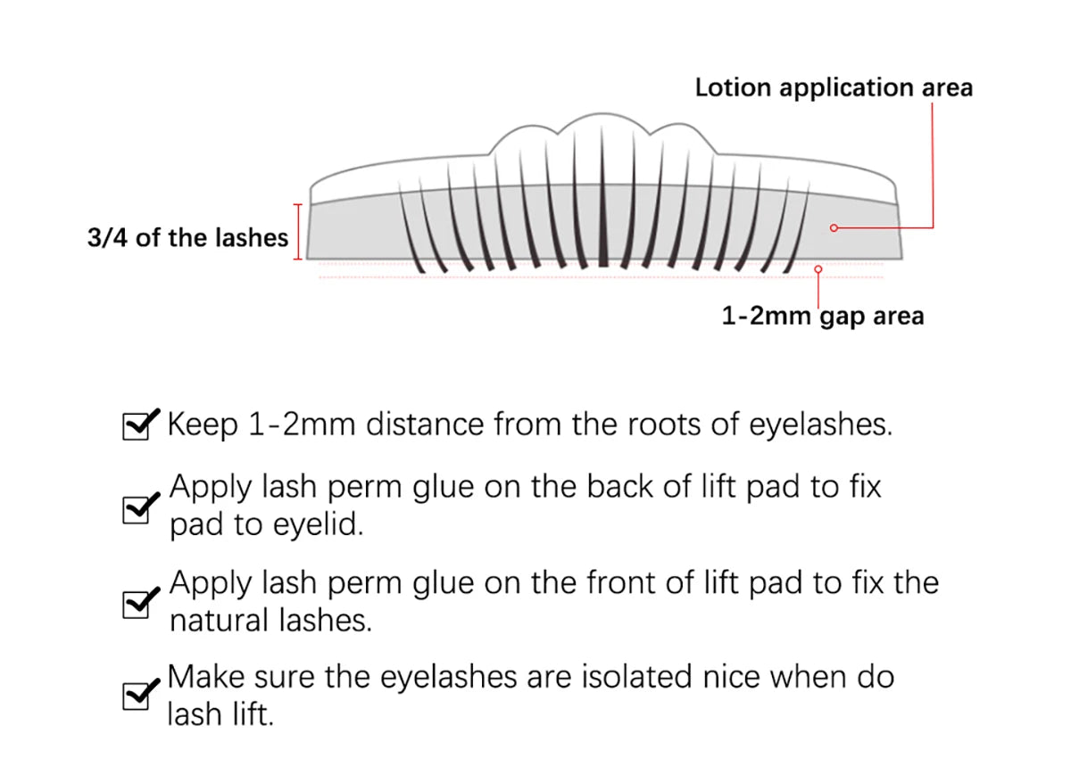 Professional Eyelash Perm and Lift Kit - 9
