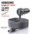 163W Car Charger Adapter for Starlink Mini with USB-C and DC Cable