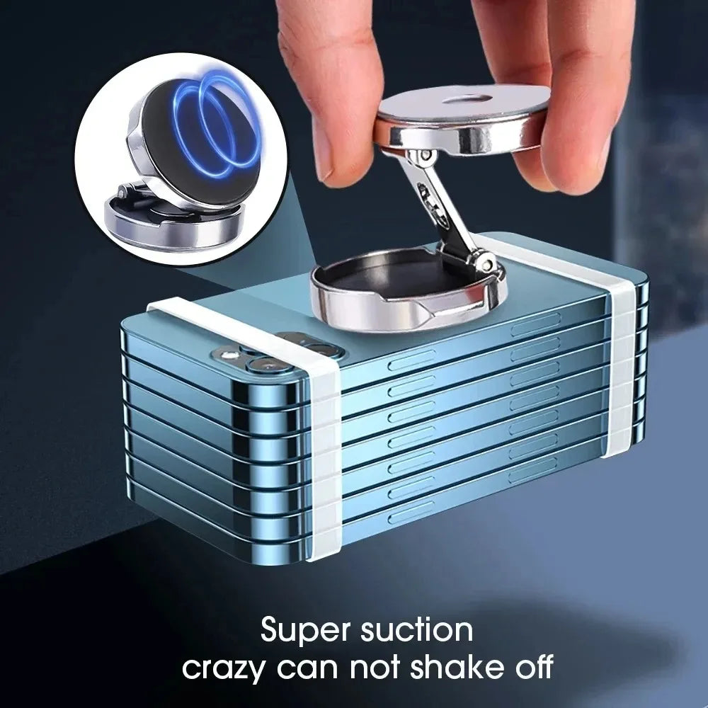 720 Degree Foldable Magnetic Phone Holder for Car Home and Office