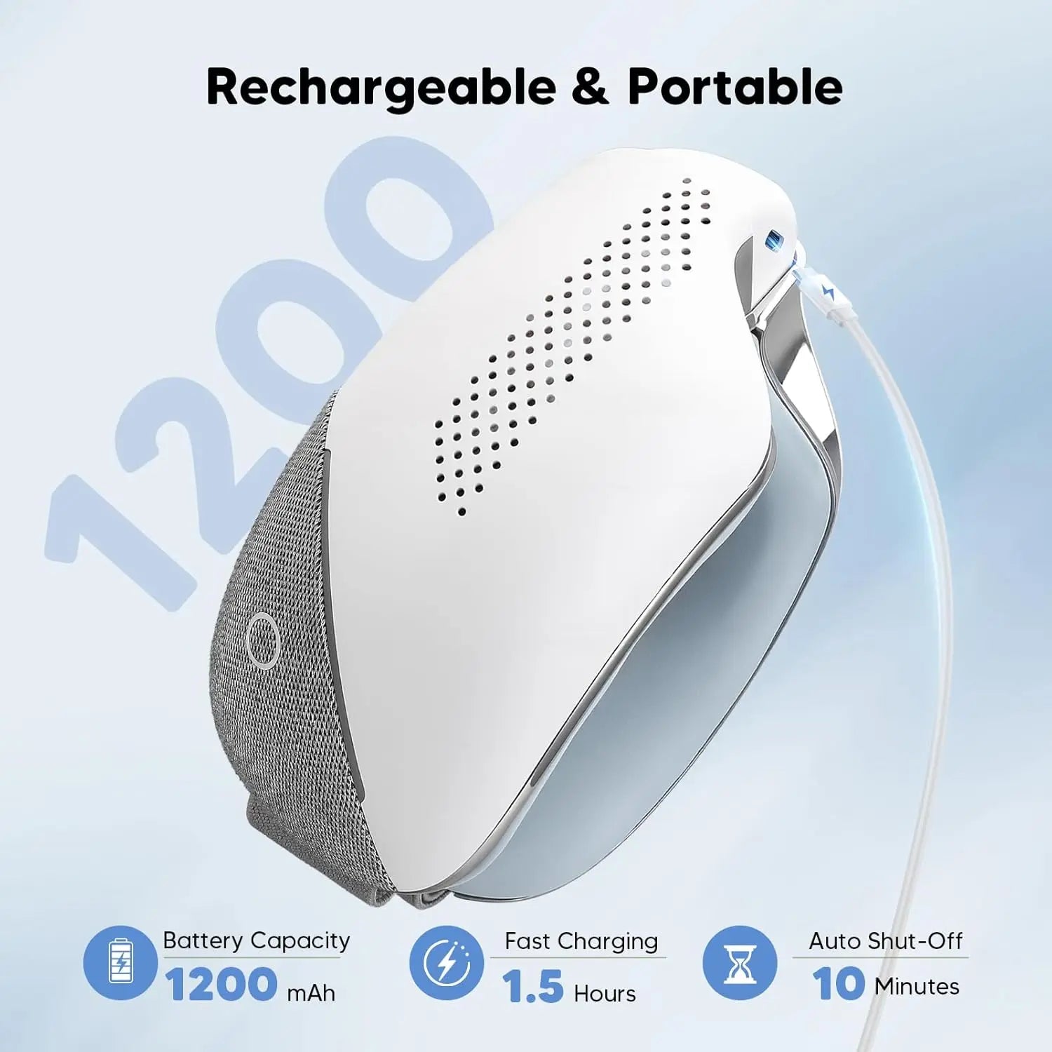 Rechargeable Airbag Eye Massager for Eye Strain and Relaxation - 11