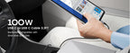 100W USB-C to USB-C Fast Charging Cable for Laptops and Smartphones