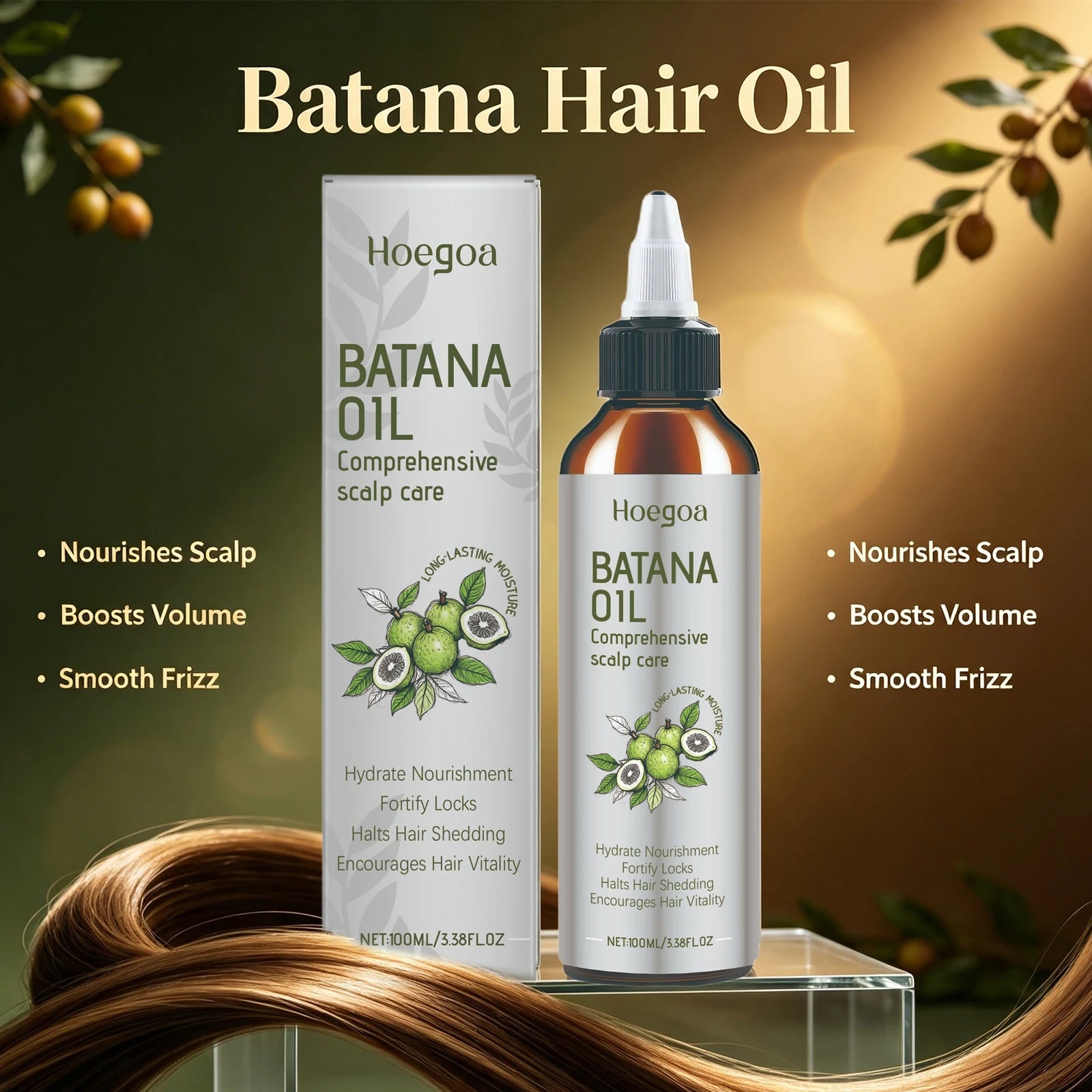 Batana Oil Nourishing Scalp and Hair Repair Serum - 4