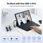 USB-C to 3.5mm Audio Adapter with 60W Fast Charging