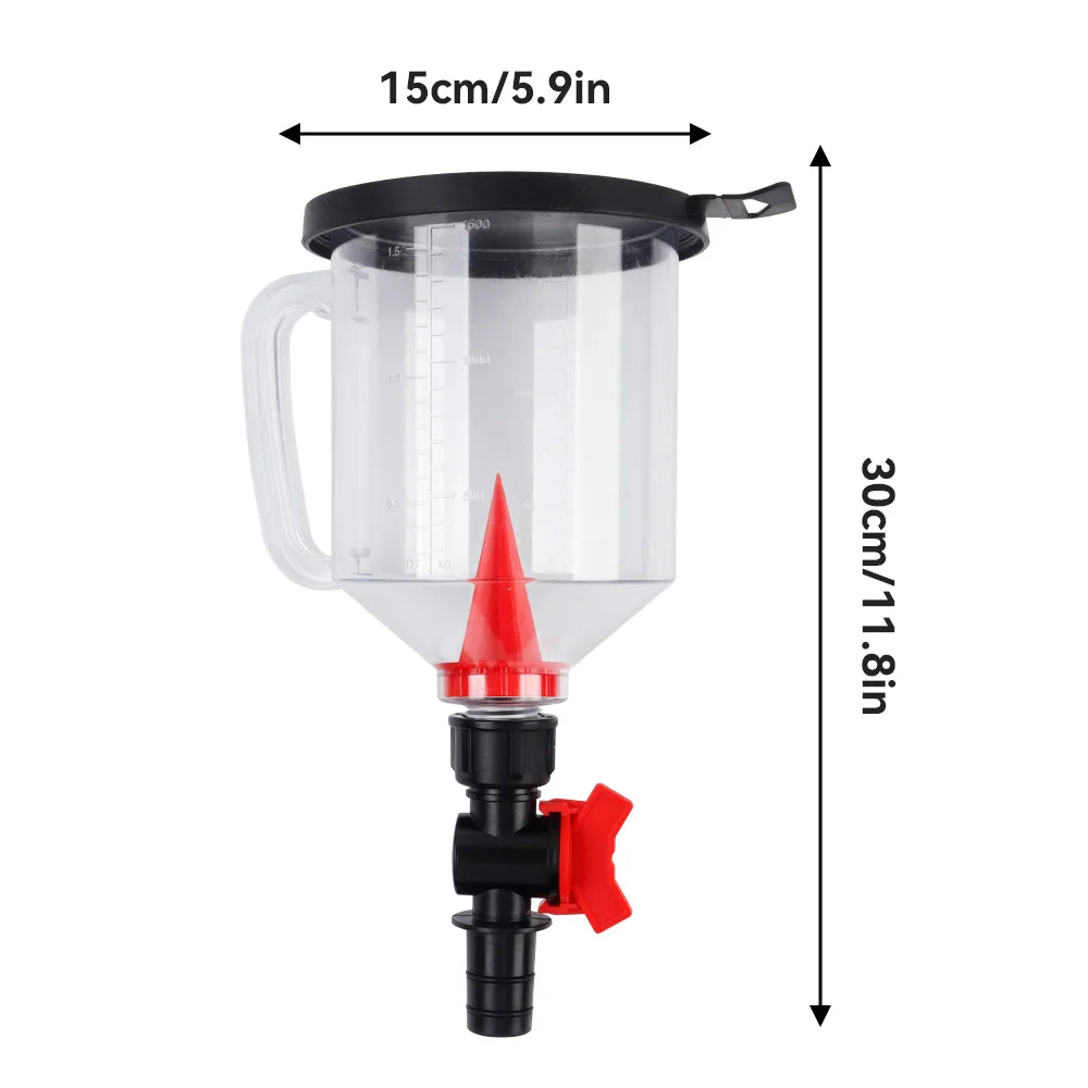 Universal Engine Oil Funnel Kit with 12 Adapters