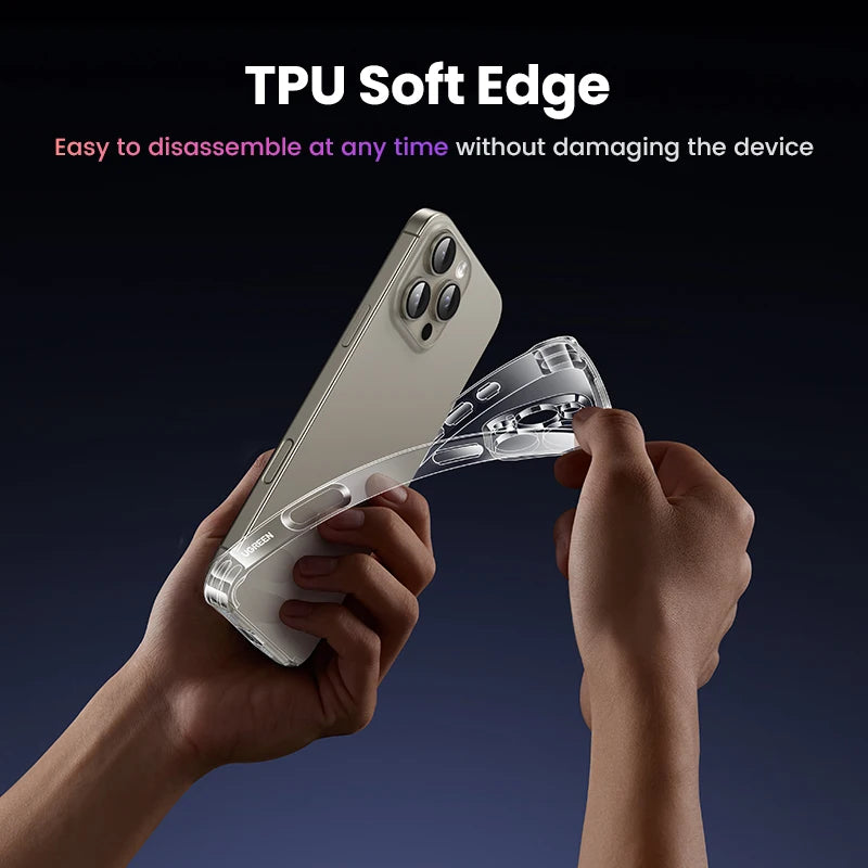 Shockproof Transparent Case for iPhone 16 and 15 Series