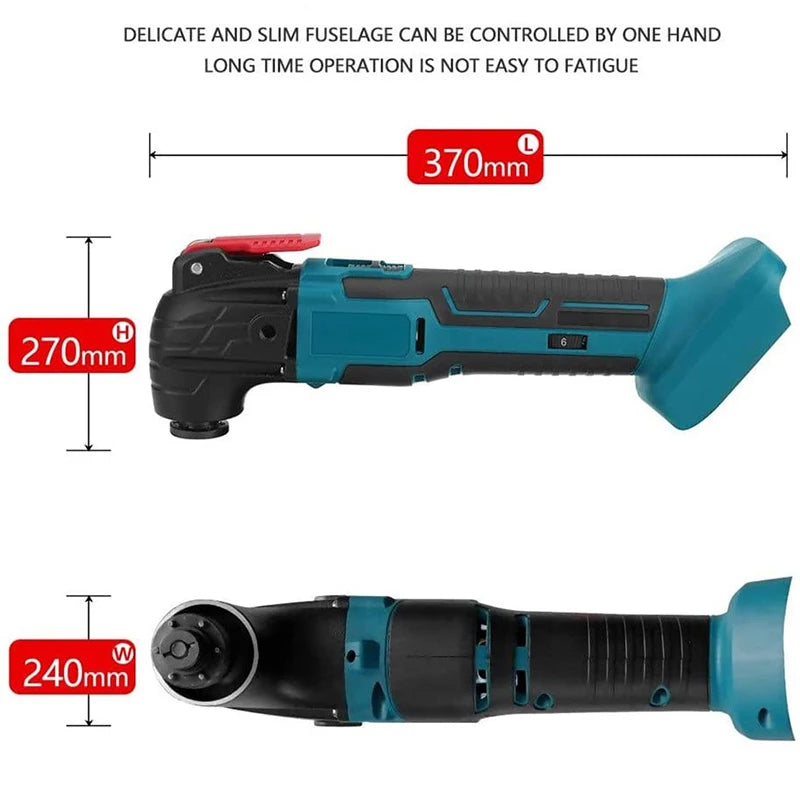 Cordless Oscillating Multi-Tool for Woodworking and Home DIY - 11