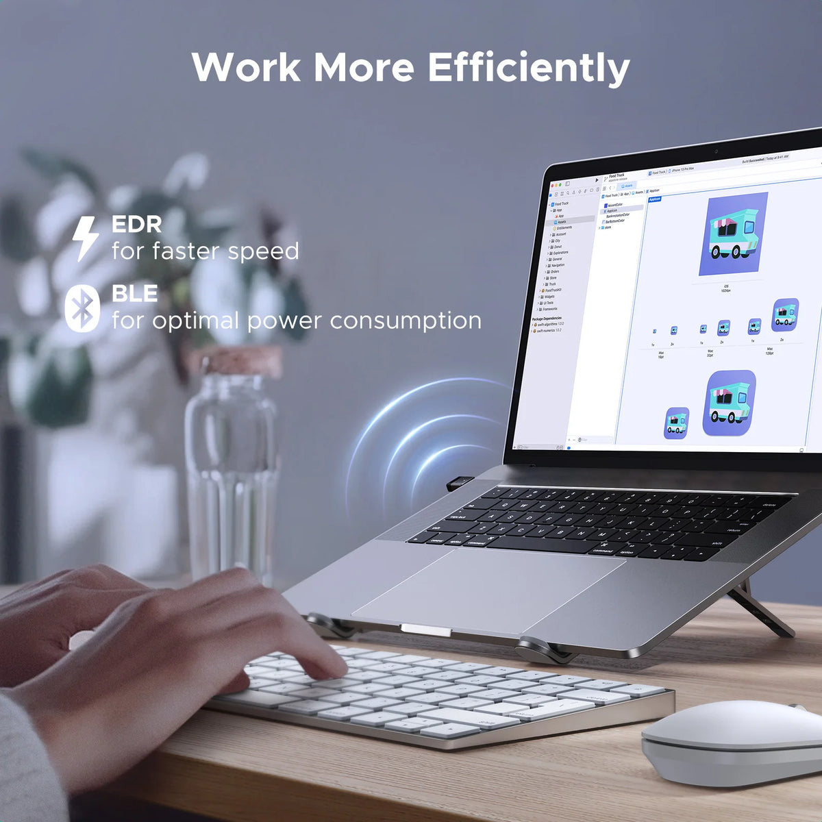 Bluetooth 5.4 USB Adapter for PC Wireless Connectivity