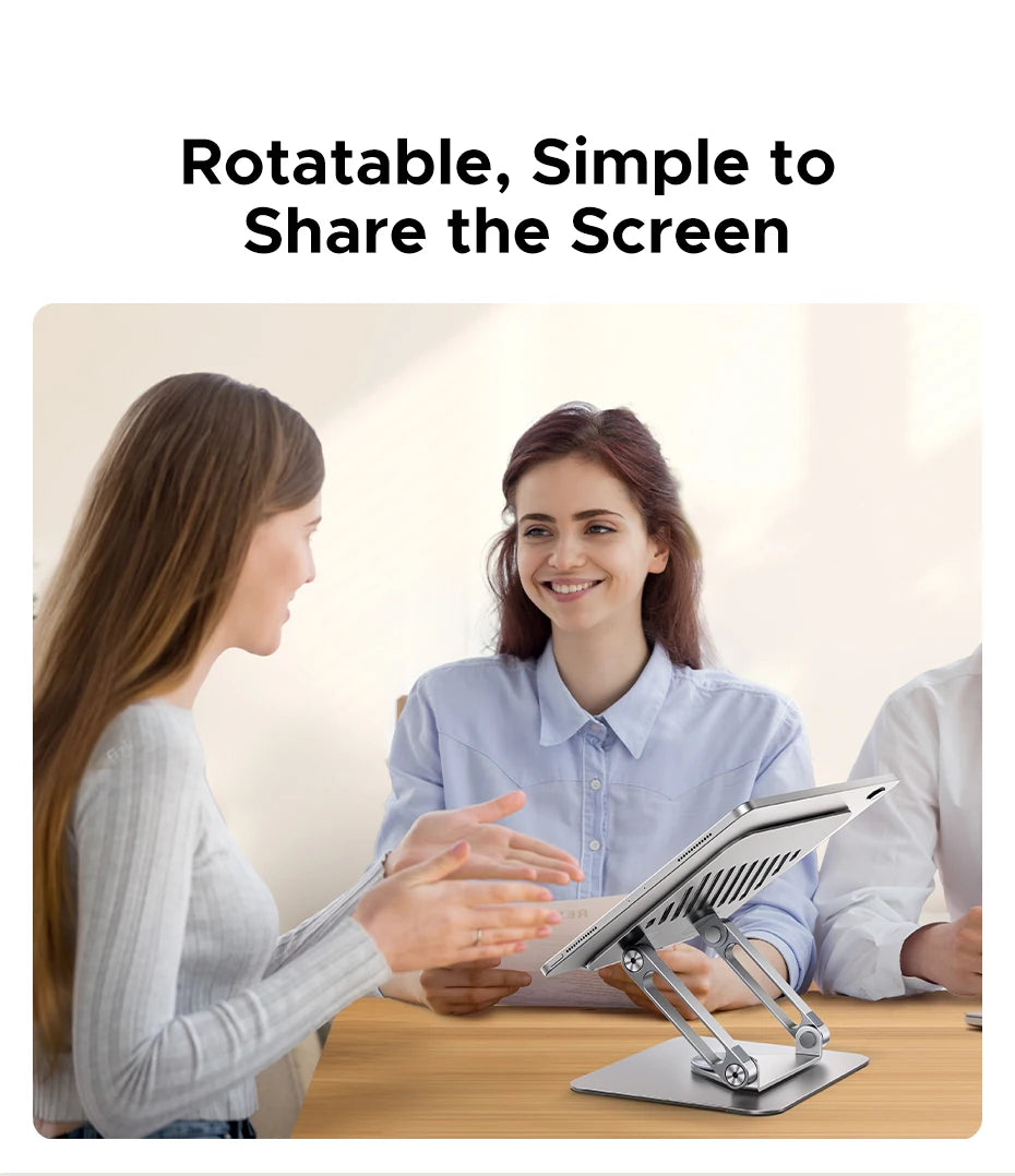360° Rotating Aluminum Tablet and Phone Stand