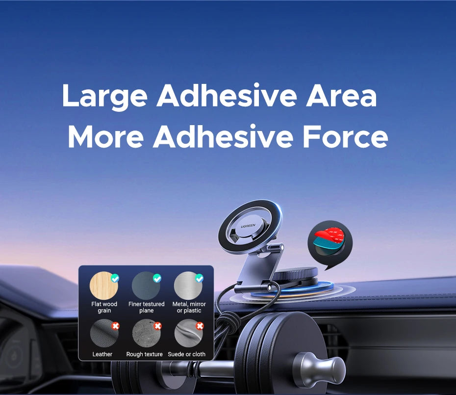 Magnetic Dashboard Car Phone Holder for MagSafe