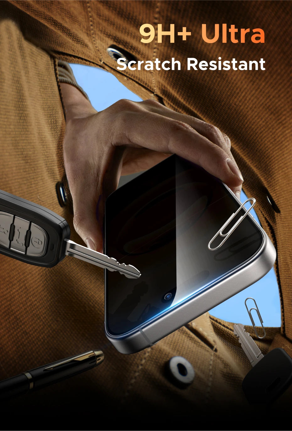 Anti-Spy Tempered Glass Privacy Screen Protector for iPhone