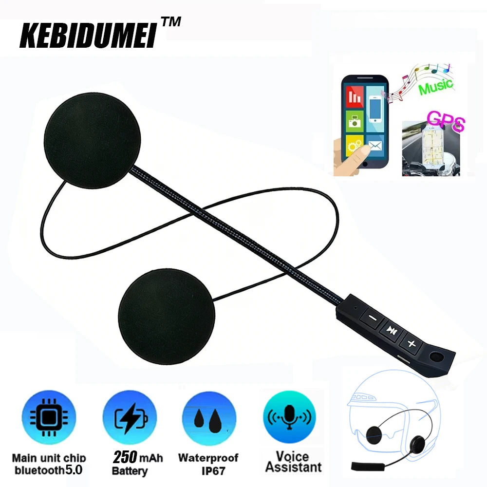 BT11 Bluetooth 5.0 Wireless Motorcycle Helmet Headset Hands-Free Kit