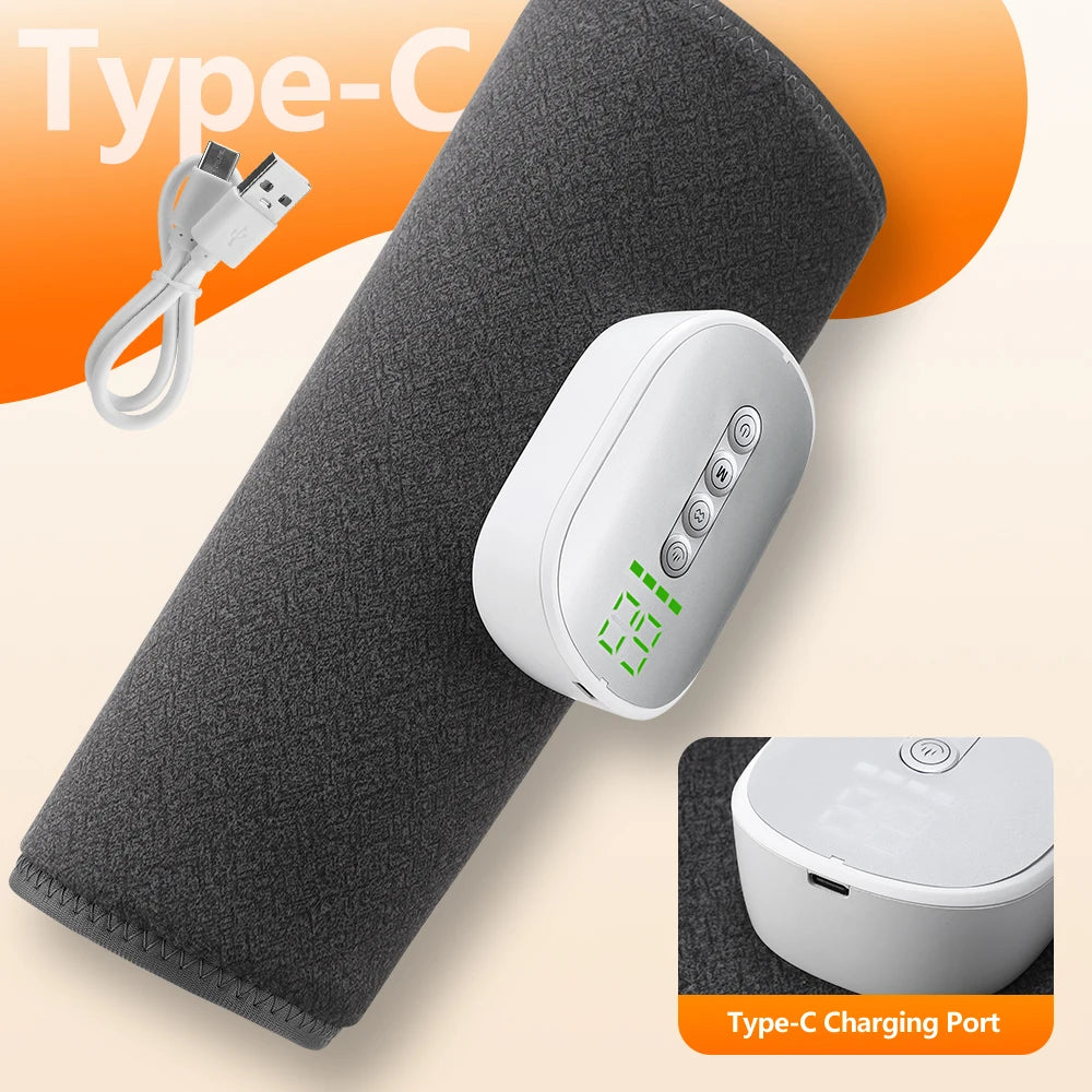 Wireless Heated Calf Compression Leg Massager