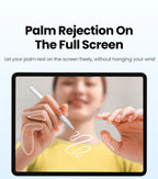 Precision Stylus Pen for iPad with Palm Rejection & Fast Charging
