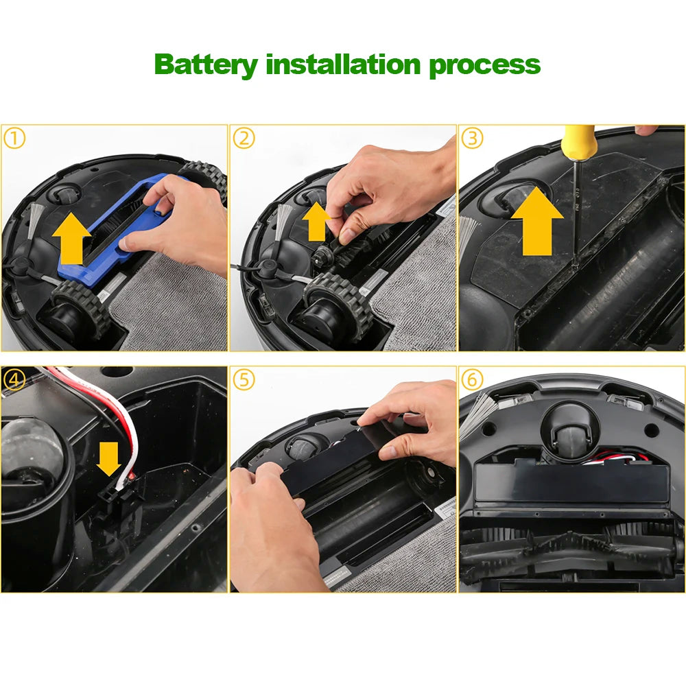 14.8V 12800mAh Replacement Battery for VIOMI Robot Vacuum - 9