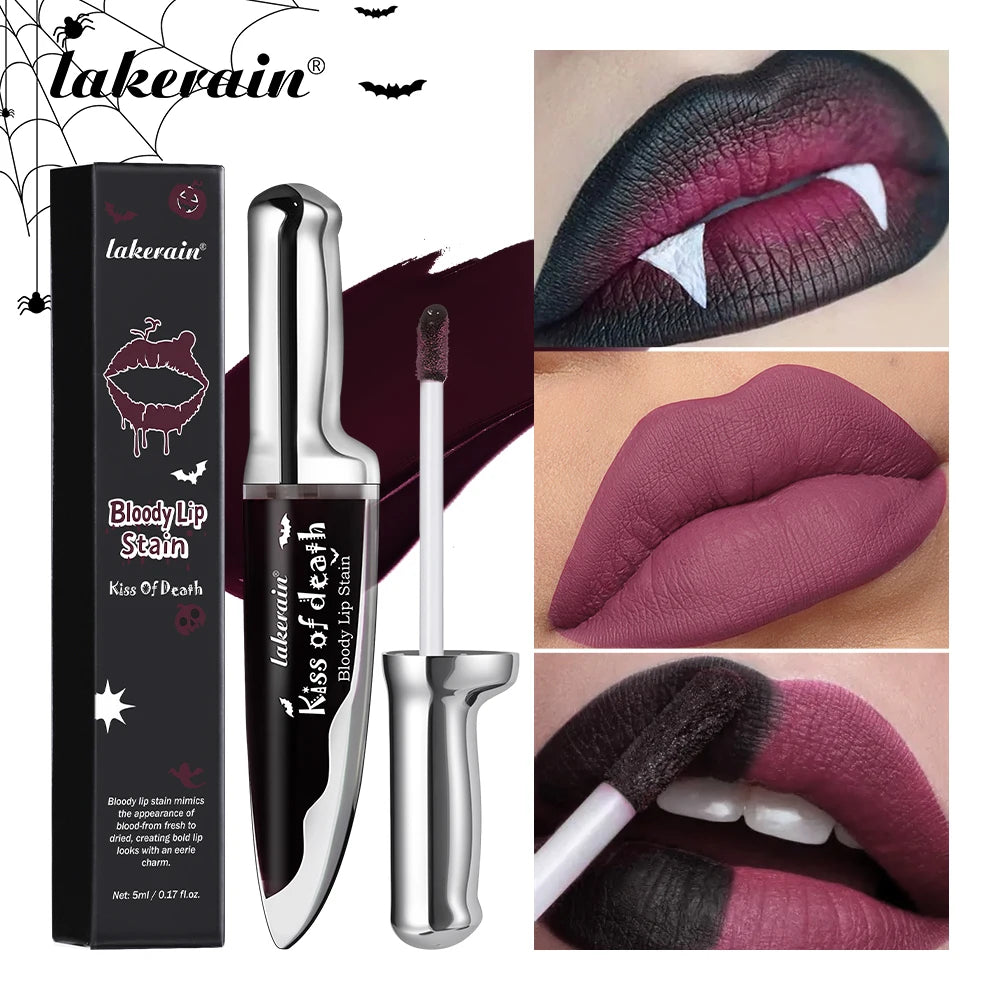 Waterproof Bloody Matte Lip Stain for Halloween