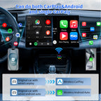2 In 1 Wireless CarPlay and Android Auto Adapter Bluetooth 5.0 Dongle