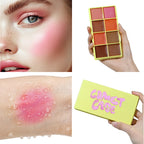 8-Color Cream Blush and Highlighter Makeup Palette