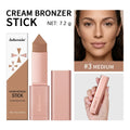 Cream Bronzer and Contouring Stick for Sculpted Face Makeup