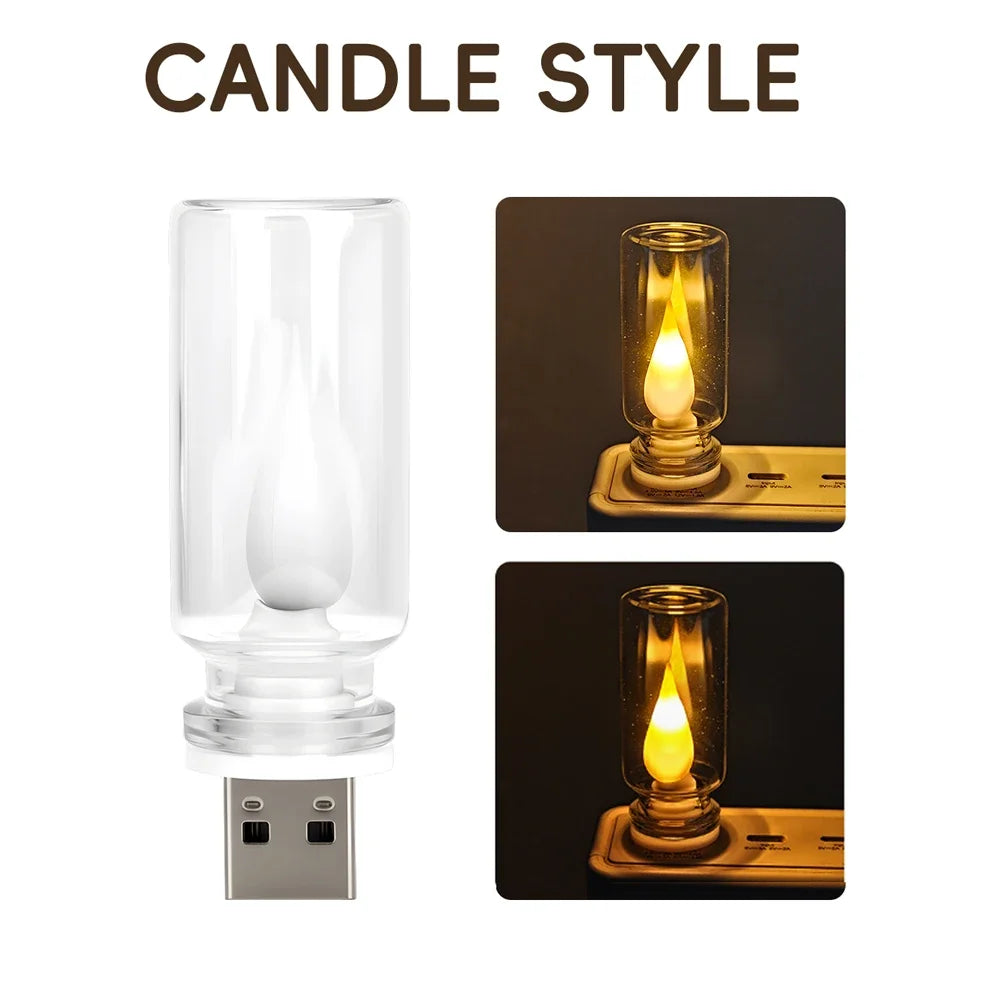 5V USB Touch Dimmable LED Filament Atmosphere Lamp