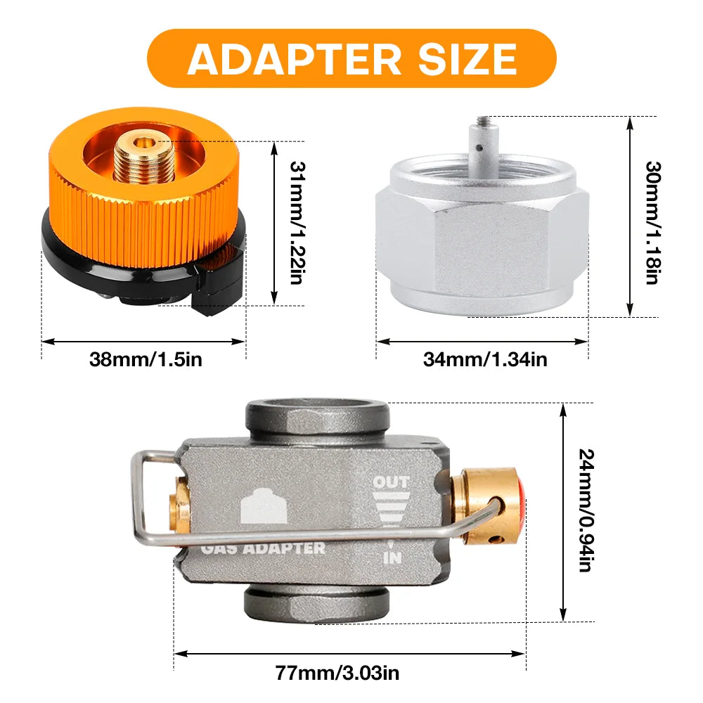 Camping Gas Canister Refill Adapter Converter