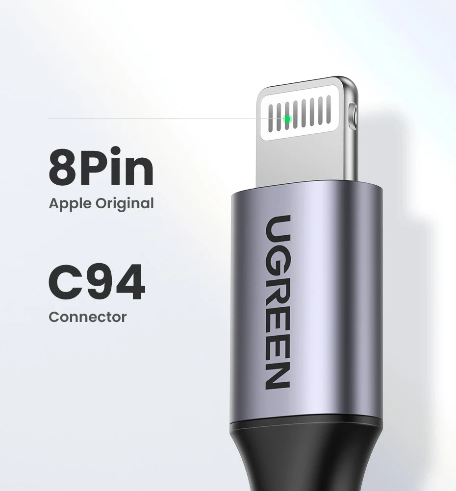 USB-C to Lightning PD 20W Fast Charging Cable for iPhone and iPad
