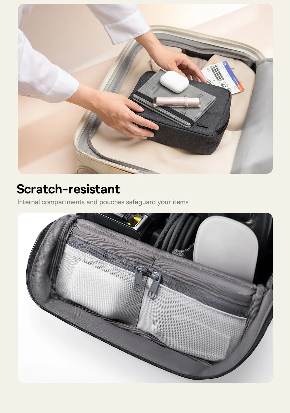 Portable Digital Electronics Travel Organizer Case