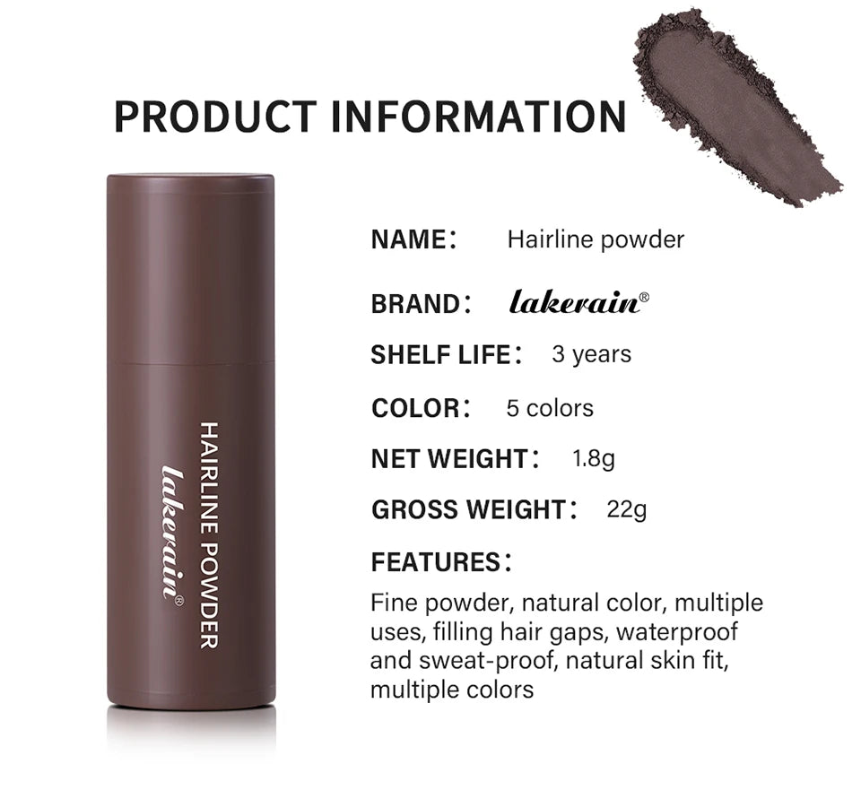Waterproof Hairline Shadow Powder Root Cover Up Stick