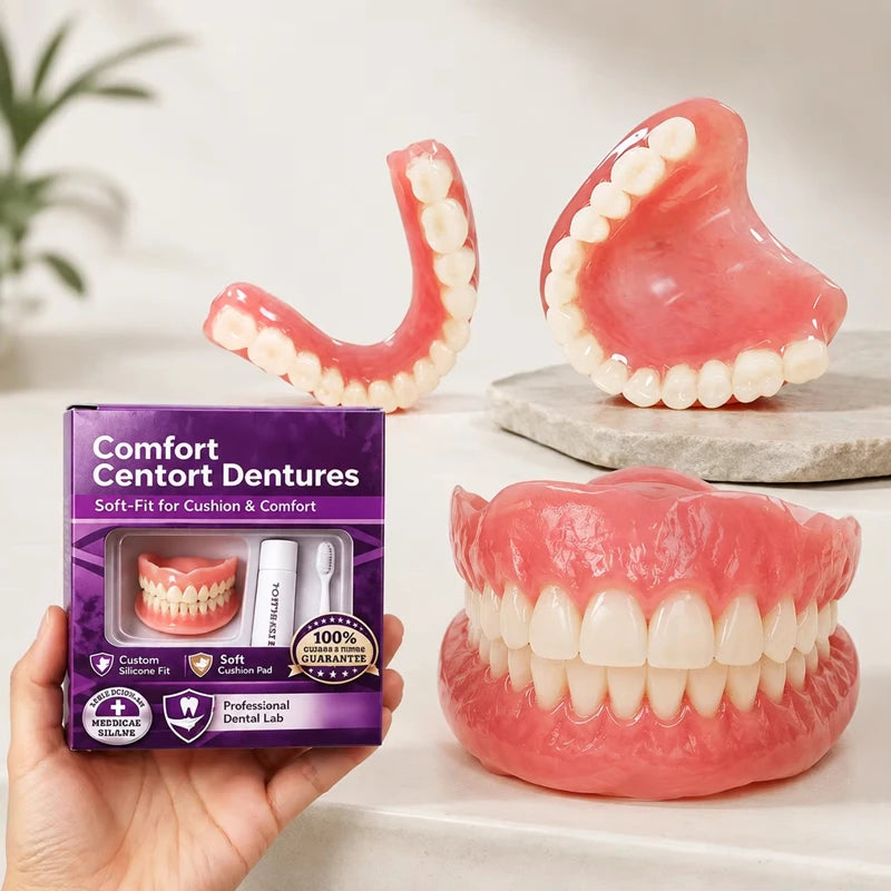 Comfort Fit Silicone Dentures Set for Instant Smile - 7
