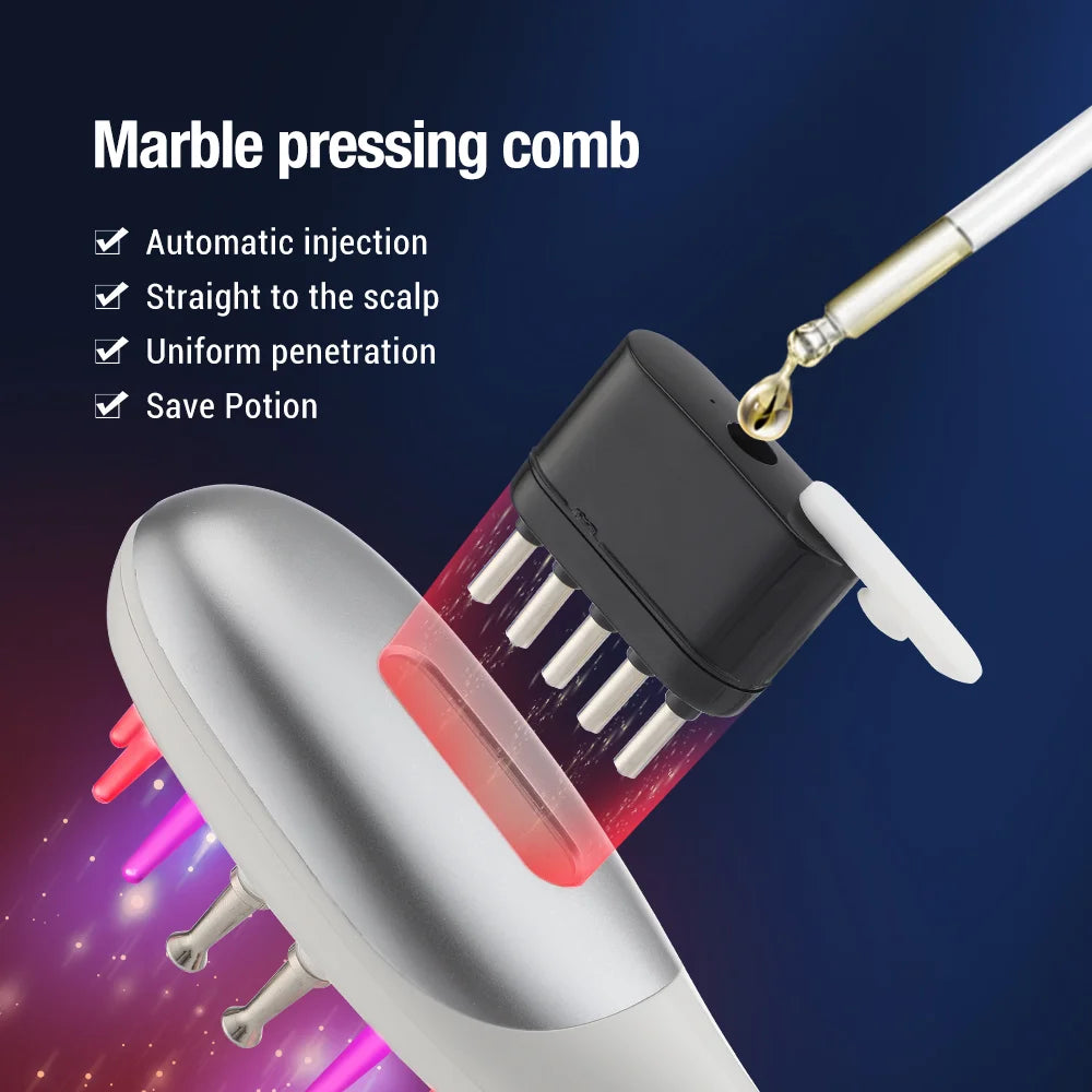 Electric Scalp Massager and Hair Oil Applicator Comb - 4