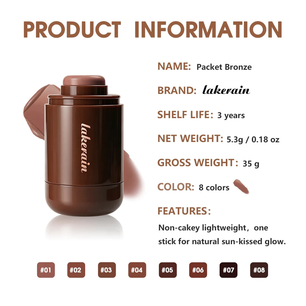 Cream Bronzer and Contour Stick for Sculpted Face - 16