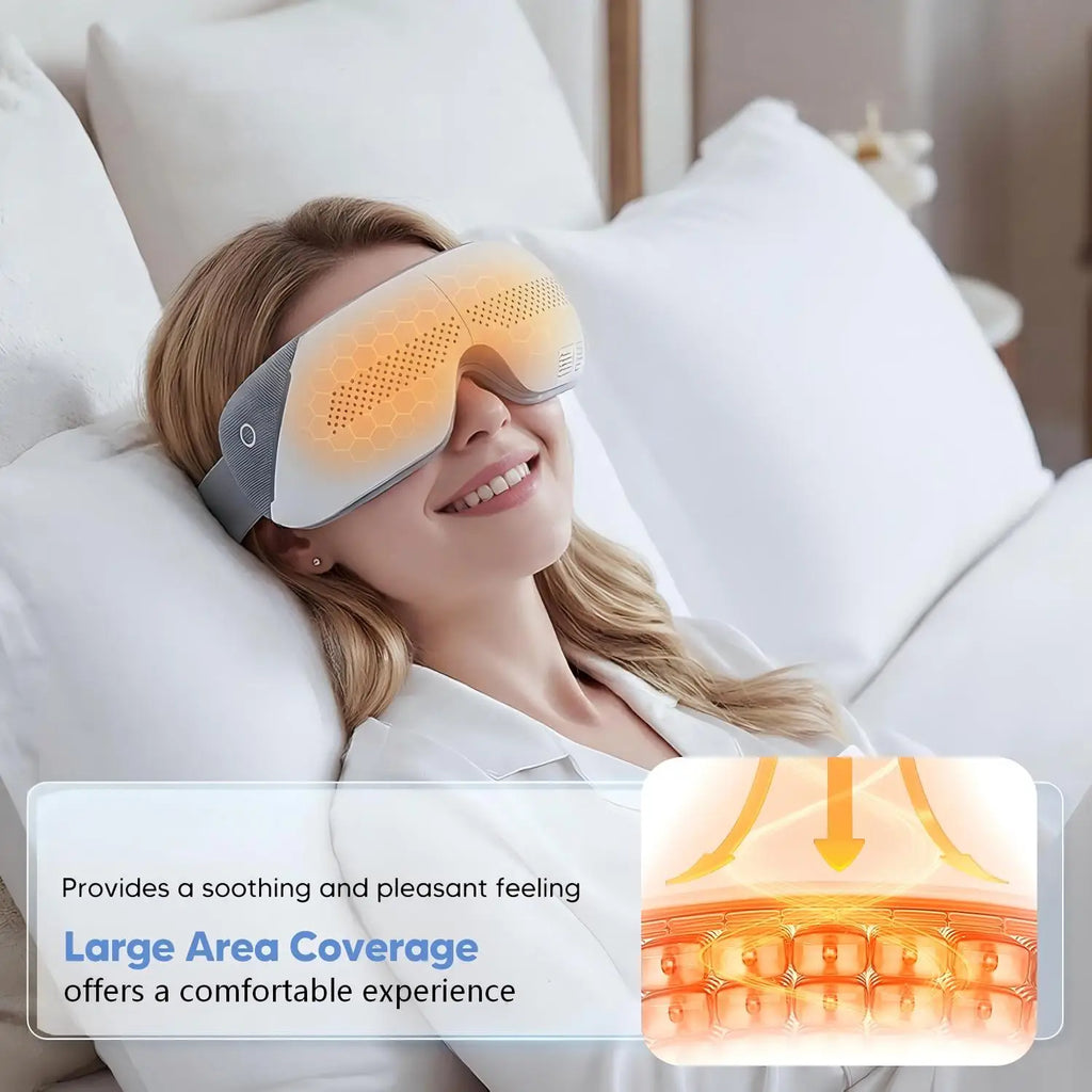 Rechargeable Airbag Eye Massager for Eye Strain and Relaxation