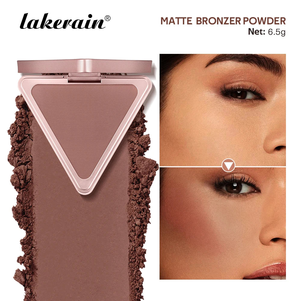 Matte Bronzer Contour Powder for Face Sculpting