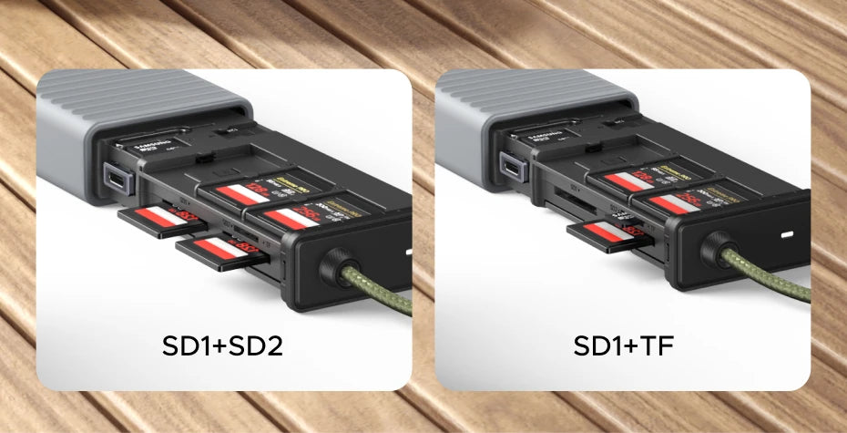 USB-C Memory Card Reader and Storage Case - 12