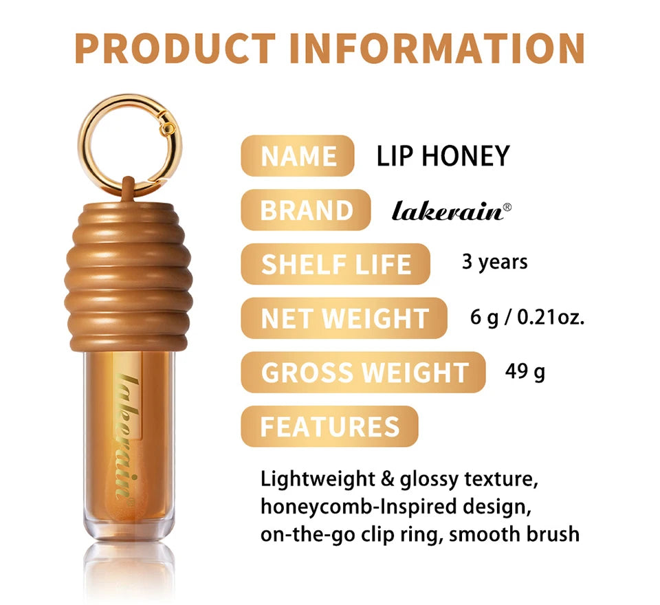 Moisturizing Honey and Chocolate Lip Gloss Set