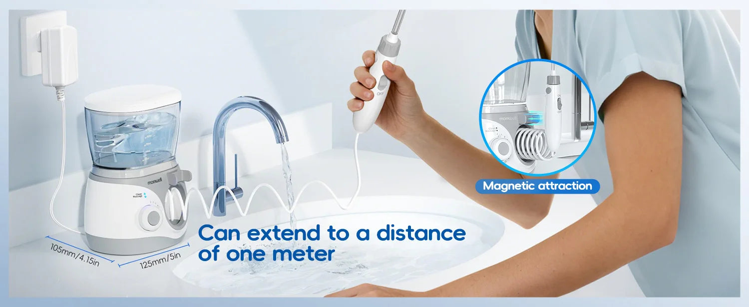 Electric Water Flosser with 8 Nozzles for Deep Oral Cleaning - 14