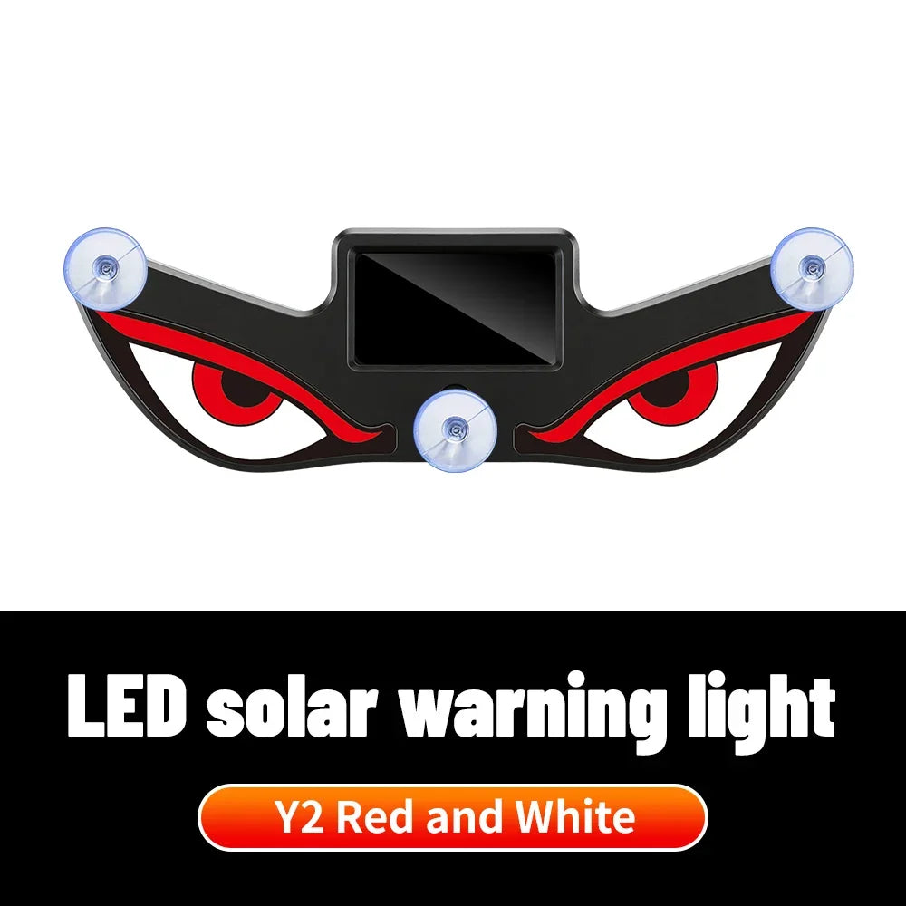 Solar Demon Eye LED Car Window Atmosphere Light - 15