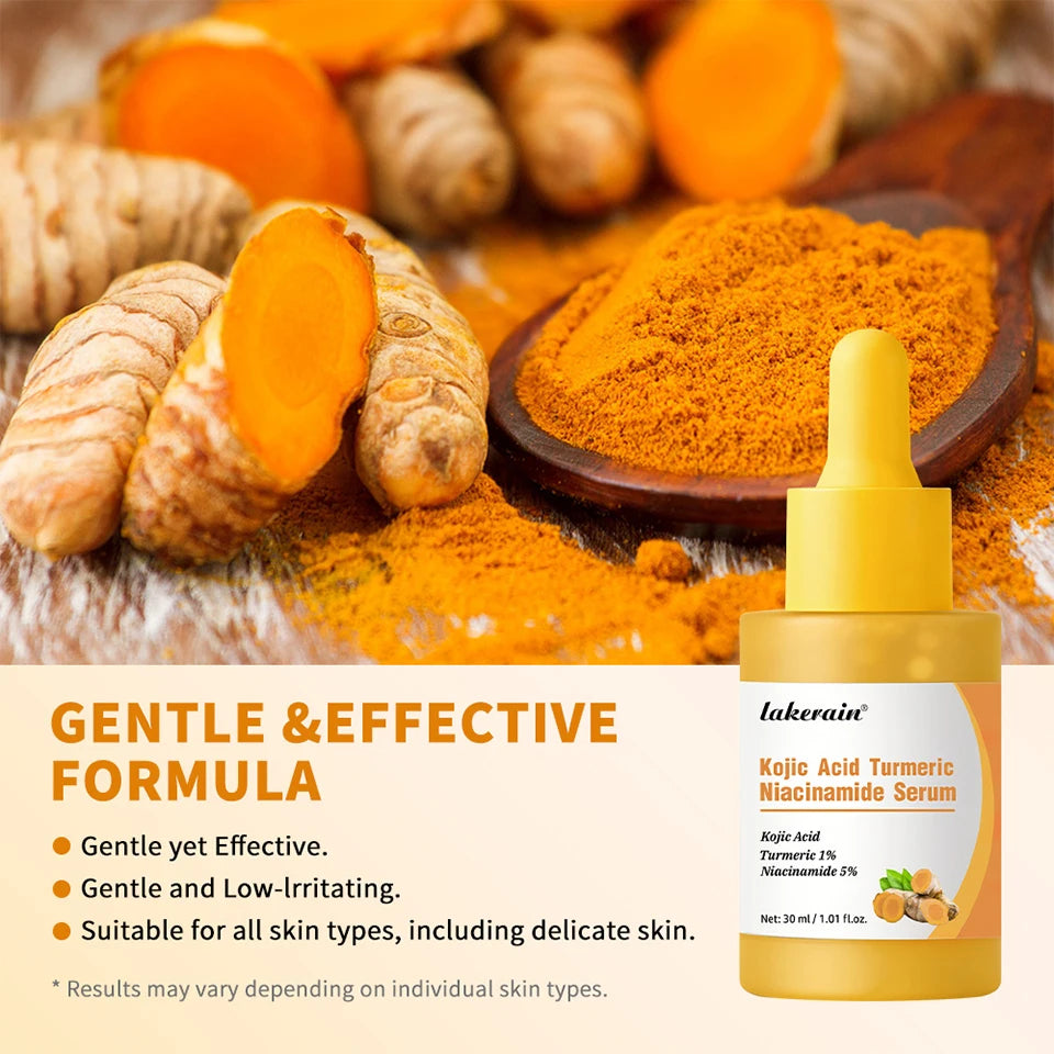 Brightening Kojic Acid and Turmeric Facial Serum - 13